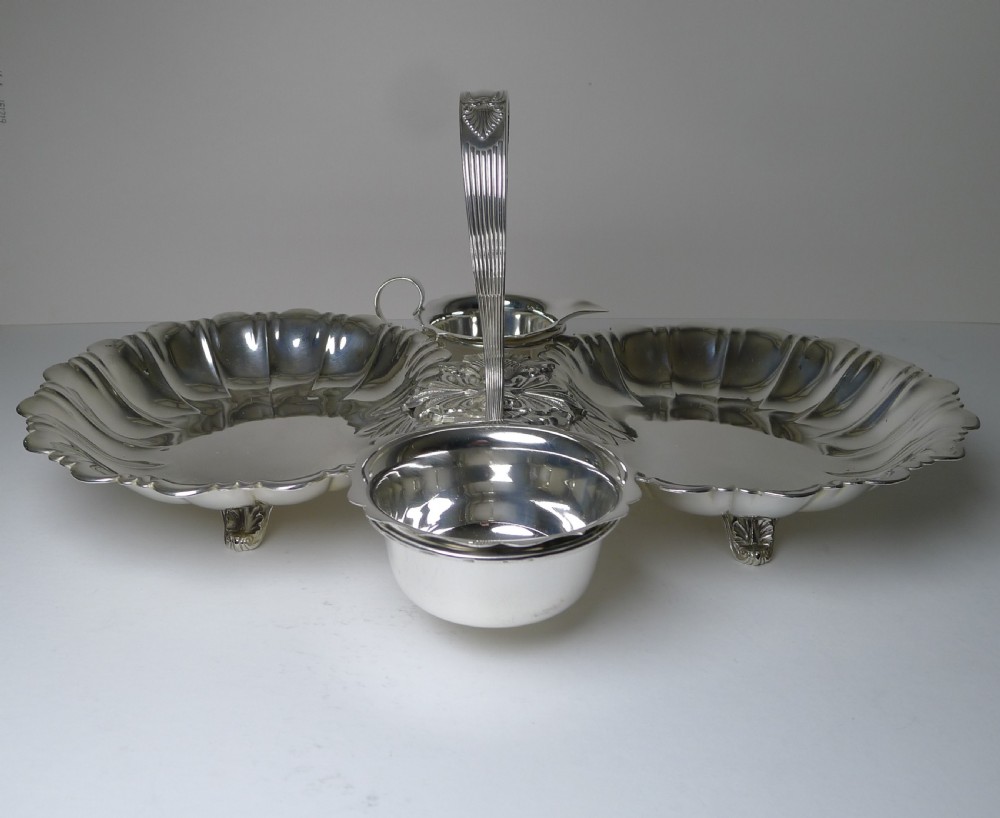 Antique English Silver Plated Strawberry Set by Walker & Hall, c.1895 View VI