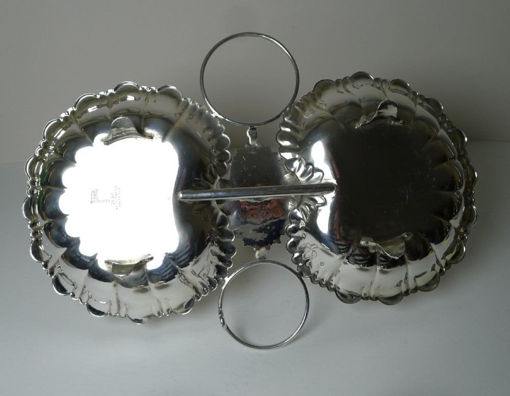 Antique English Silver Plated Strawberry Set by Walker & Hall, c.1895 View IX