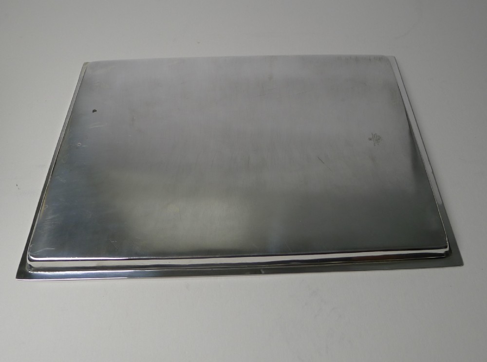 Finest Silver Plated Tray - Royal Crown by Mappin & Webb View V