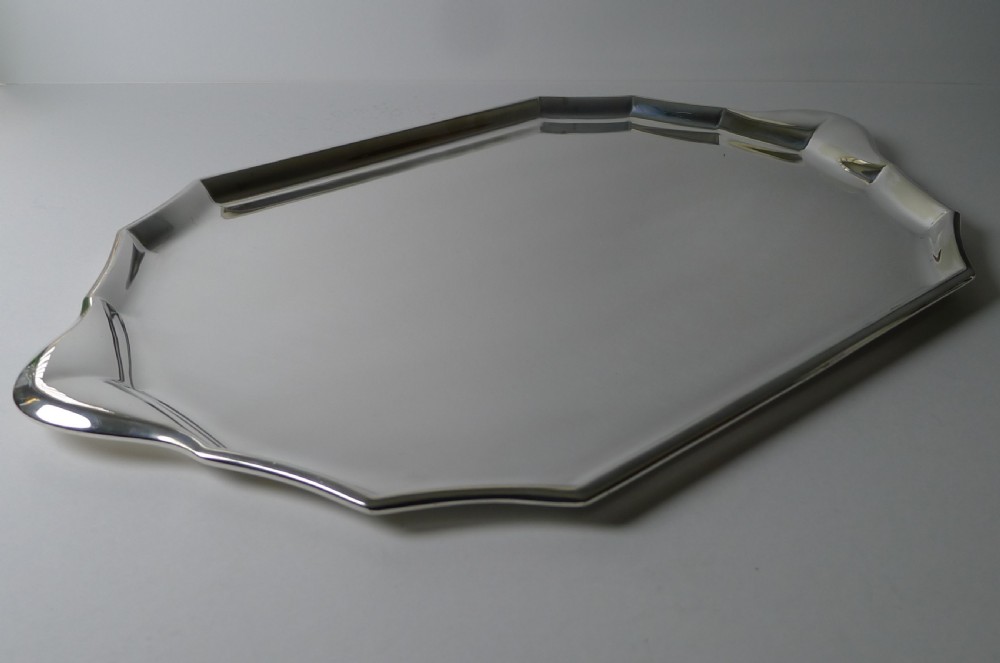 Christofle Gallia Art Deco Silver Plated Tray c.1930's View IV