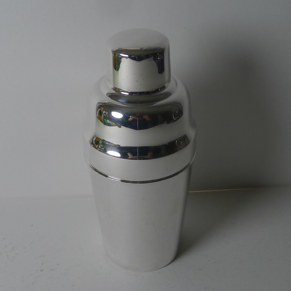 Small Art Deco Cocktail Shaker by Mappin & Webb c.1940 