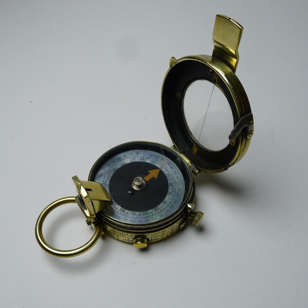 Antique English WWI 1917 British Army Officer's Compass