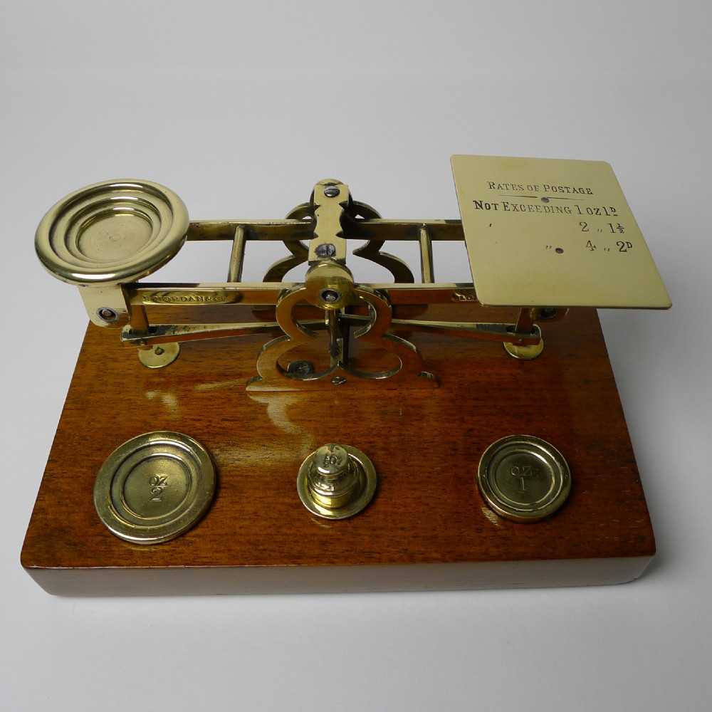 Small Antique English Letter / Postal Scale by Sampson Mordan