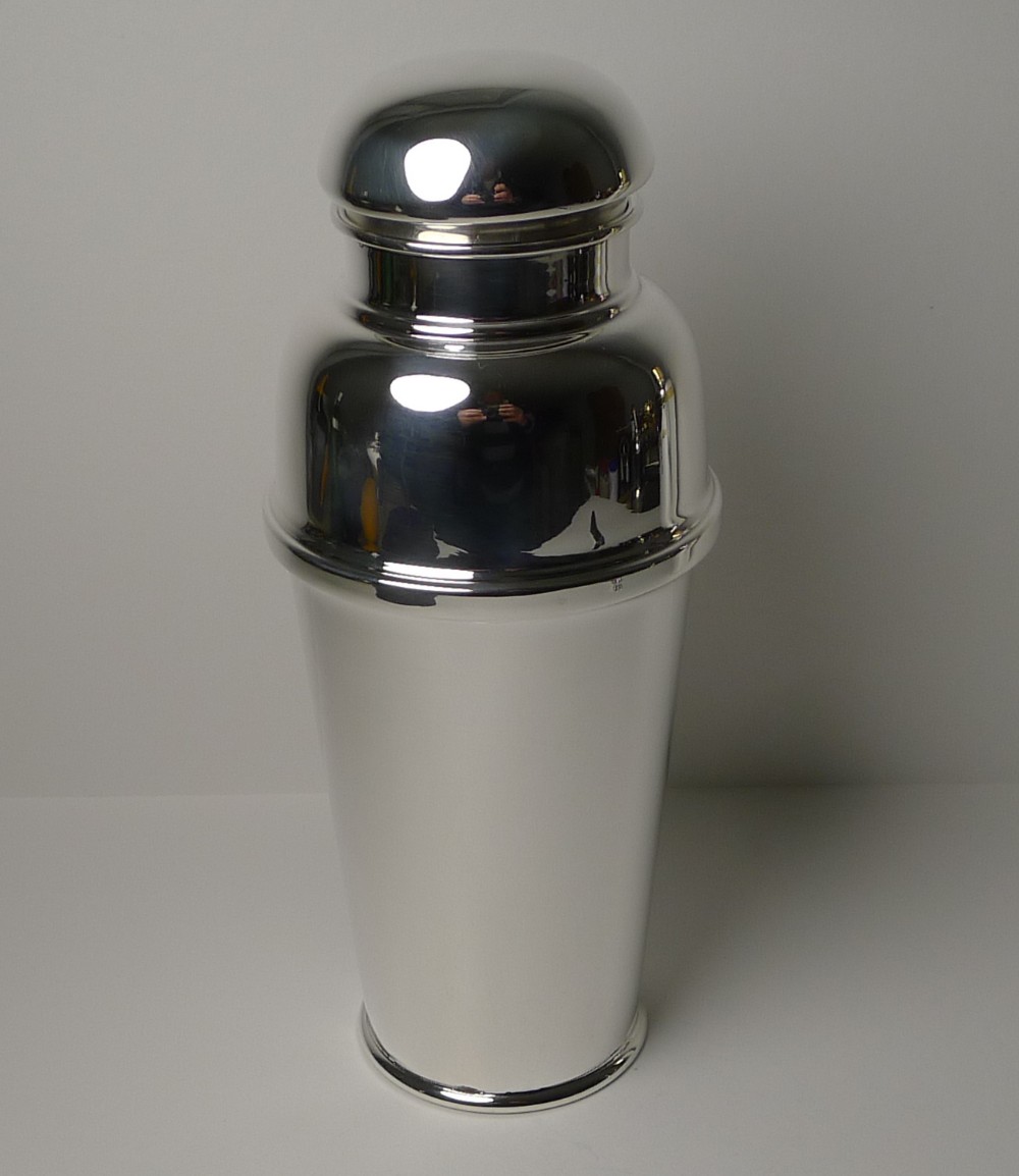 Fine Large Art Deco Cocktail Shaker by C S Green & Co.