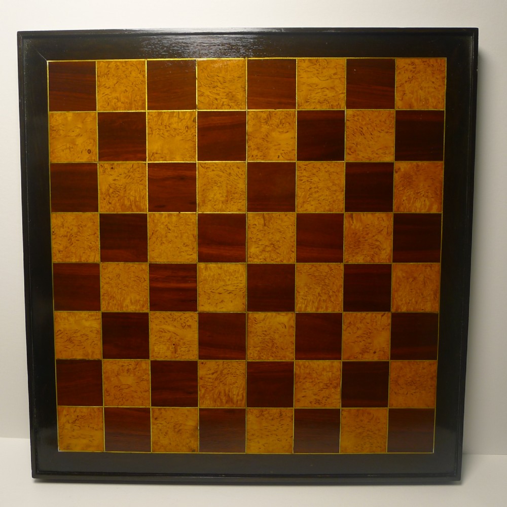 Large Wooden Chess Board c.1890
