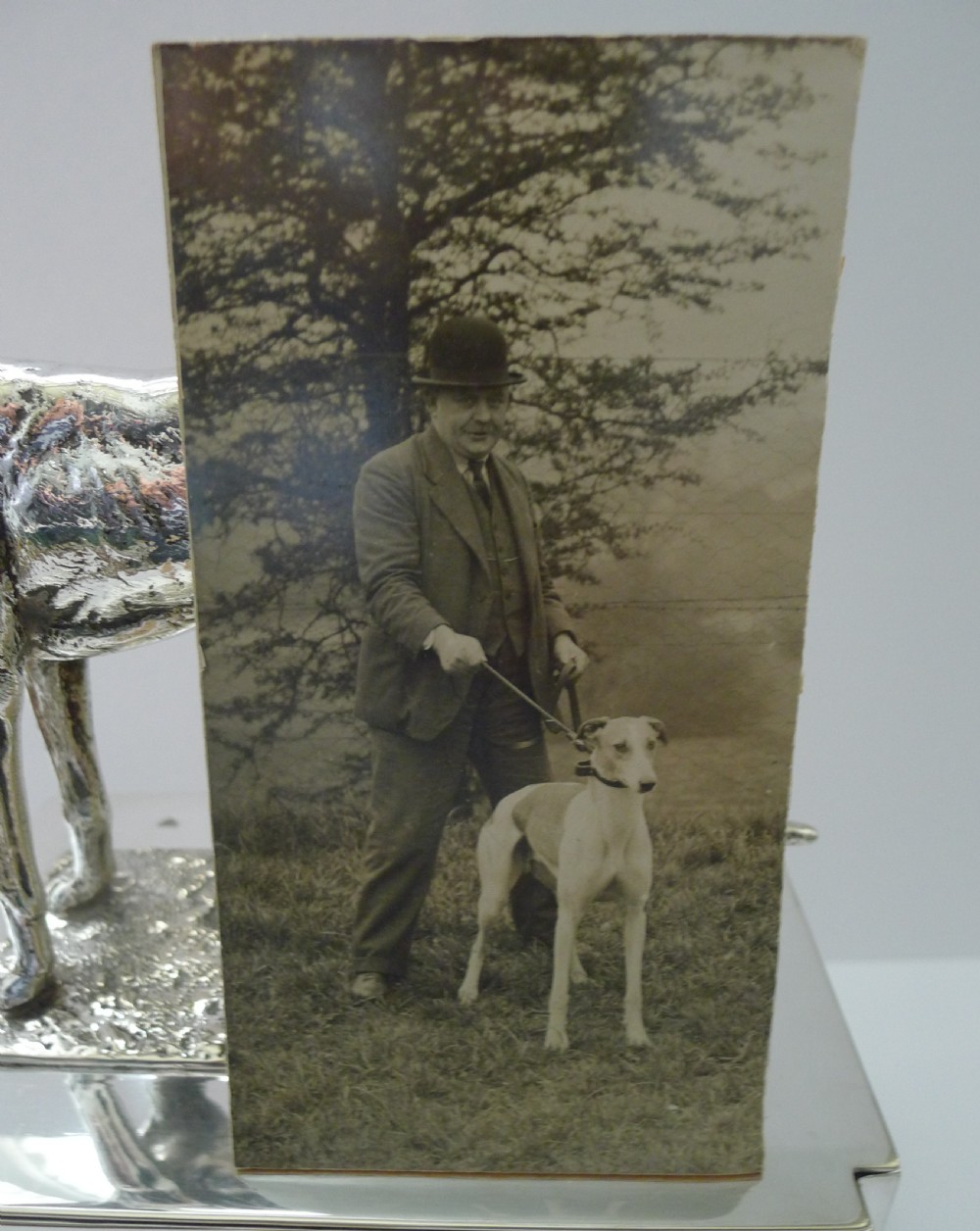 Handsome Art Deco Greyhound Racing Trophy Box - 1932 View XII