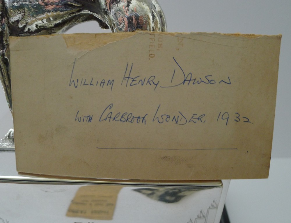 Handsome Art Deco Greyhound Racing Trophy Box - 1932 View XIII