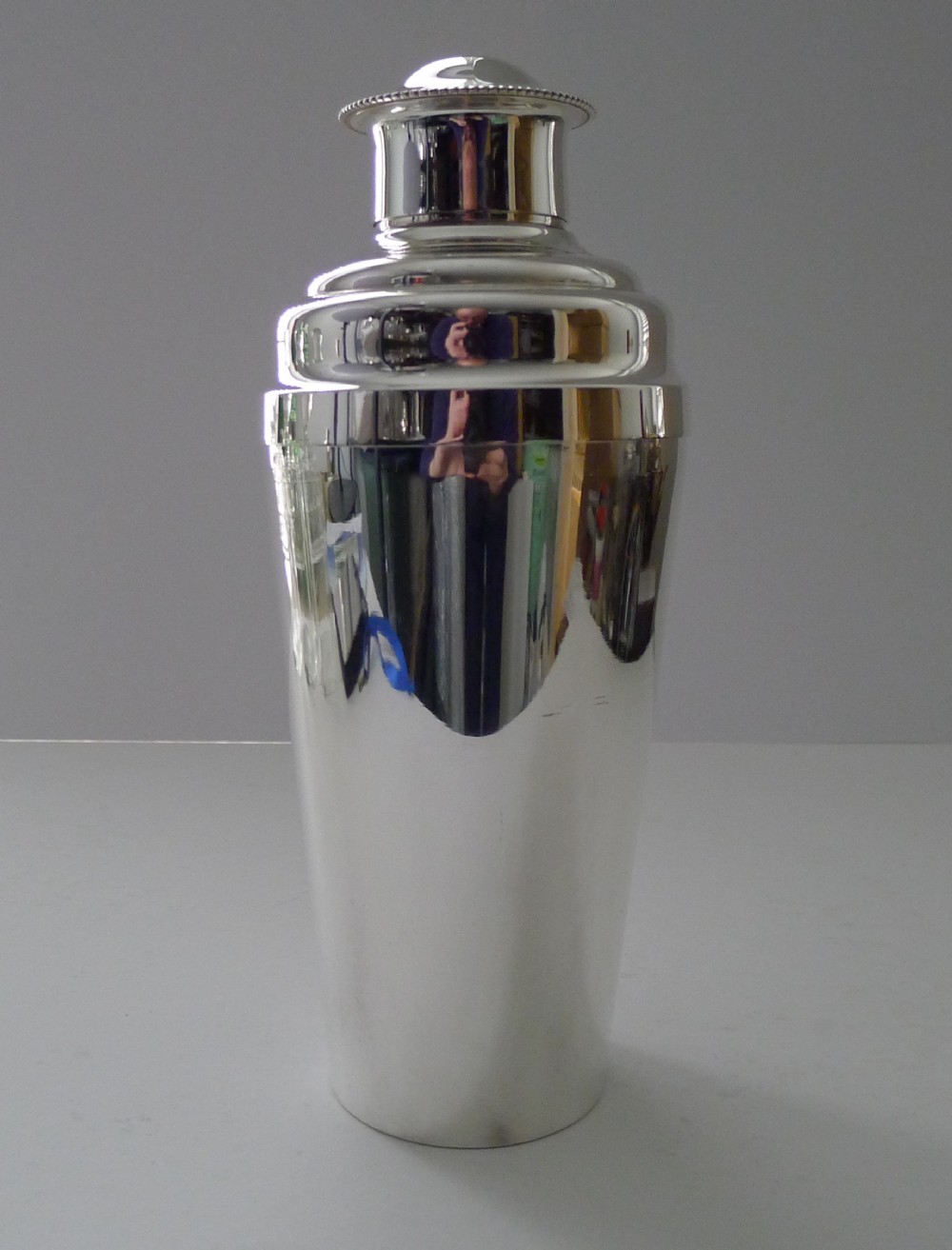 Large Quality French Silver Plated Cocktail Shaker c.1940