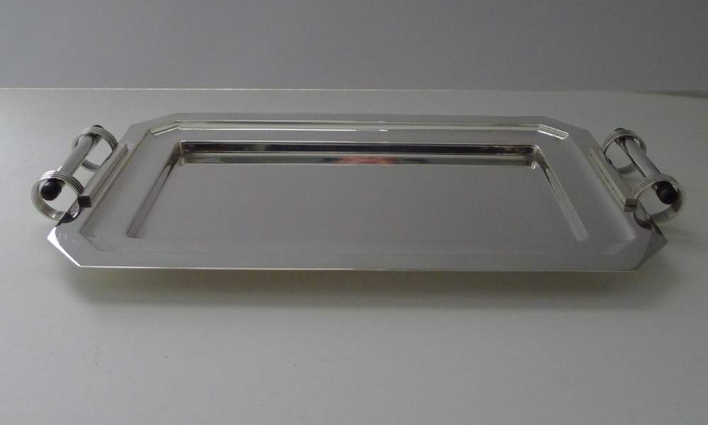 Albert Frionnet, Paris - Art Deco Silver Plated Cocktail Tray