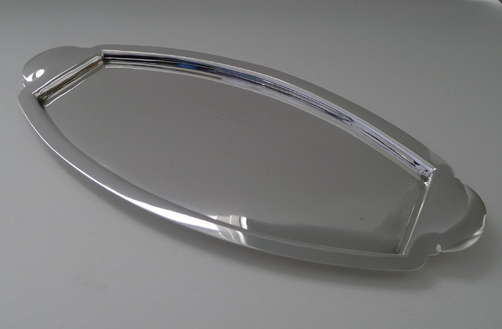 Asprey, London - Silver Plated Art Deco Cocktail Tray c.1940