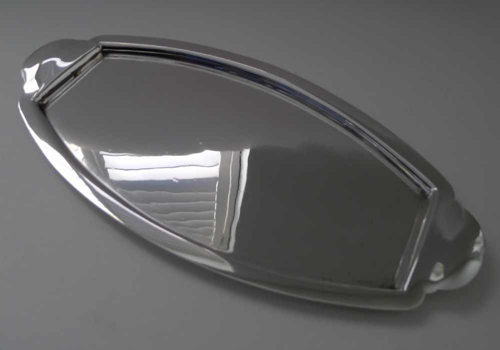 Asprey, London - Silver Plated Art Deco Cocktail Tray c.1940 View II