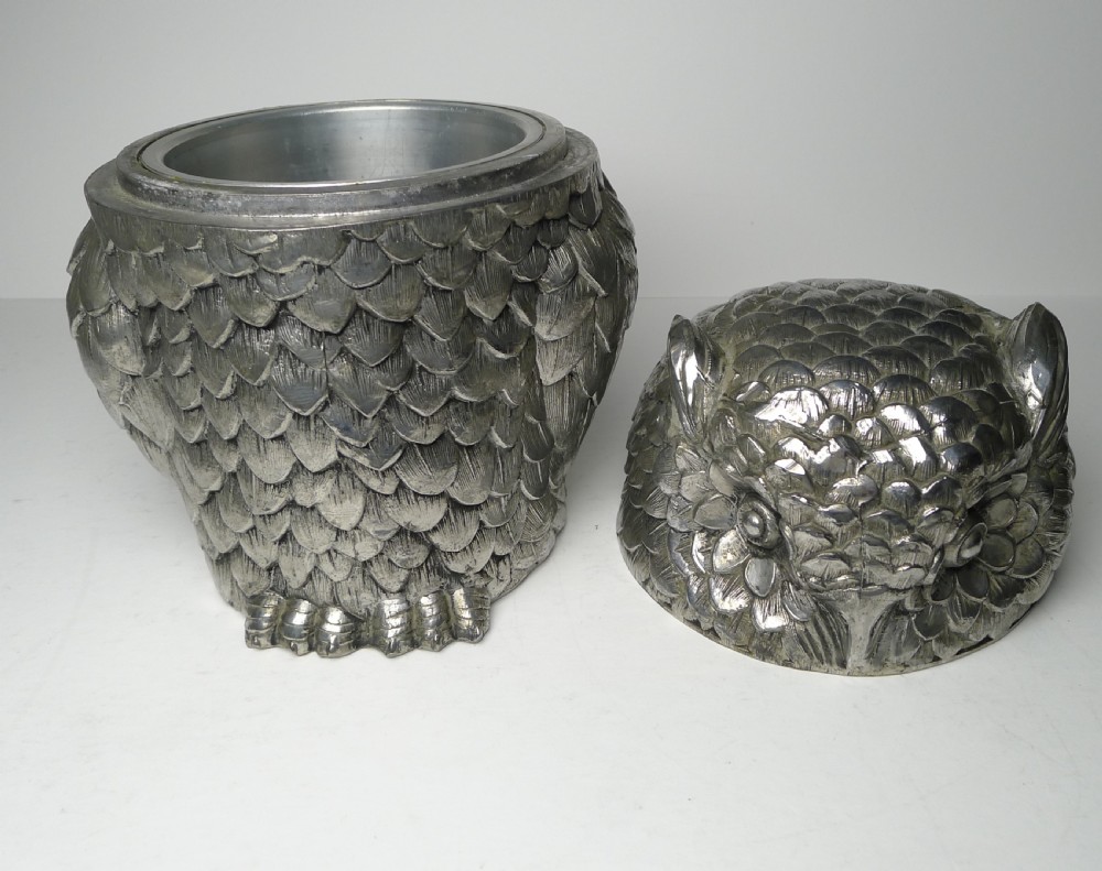 Mauro Manetti, Florence, Italy - Owl Ice Bucket c.1960 View VII