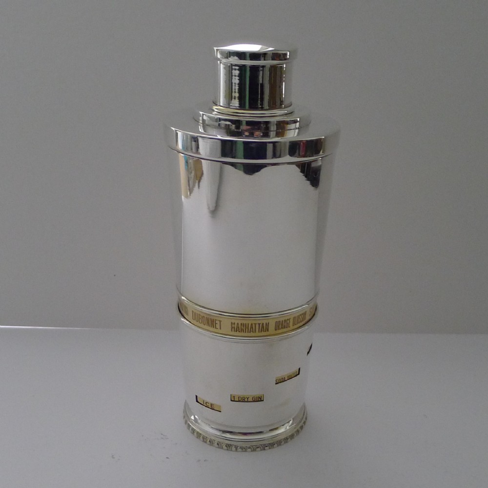 Italian Recipe Cocktail Shaker by MACABO