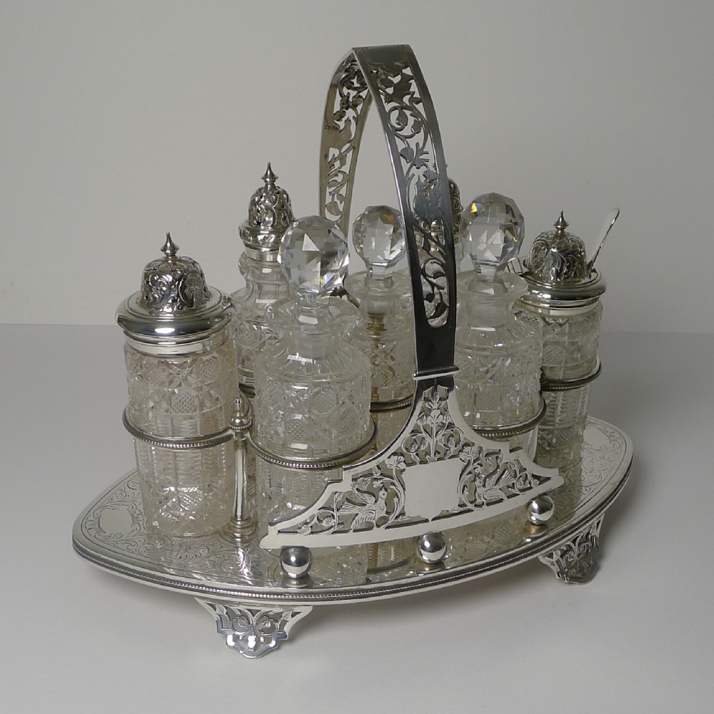 Stunning Boardman & Glossop Table Cruet c.1895