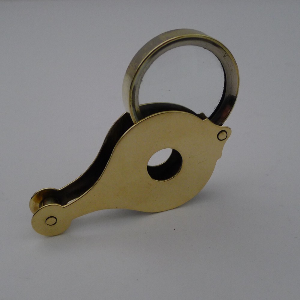 Antique English Folding Magnifying Glass c.1900