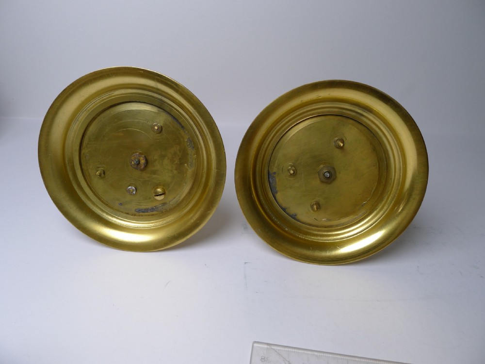 A six-piece gilded bronze desk set decorated with sculpted kitten figures, including two candlesticks, a pen tray, an inkwell, a seal, and a letter opener. View VI