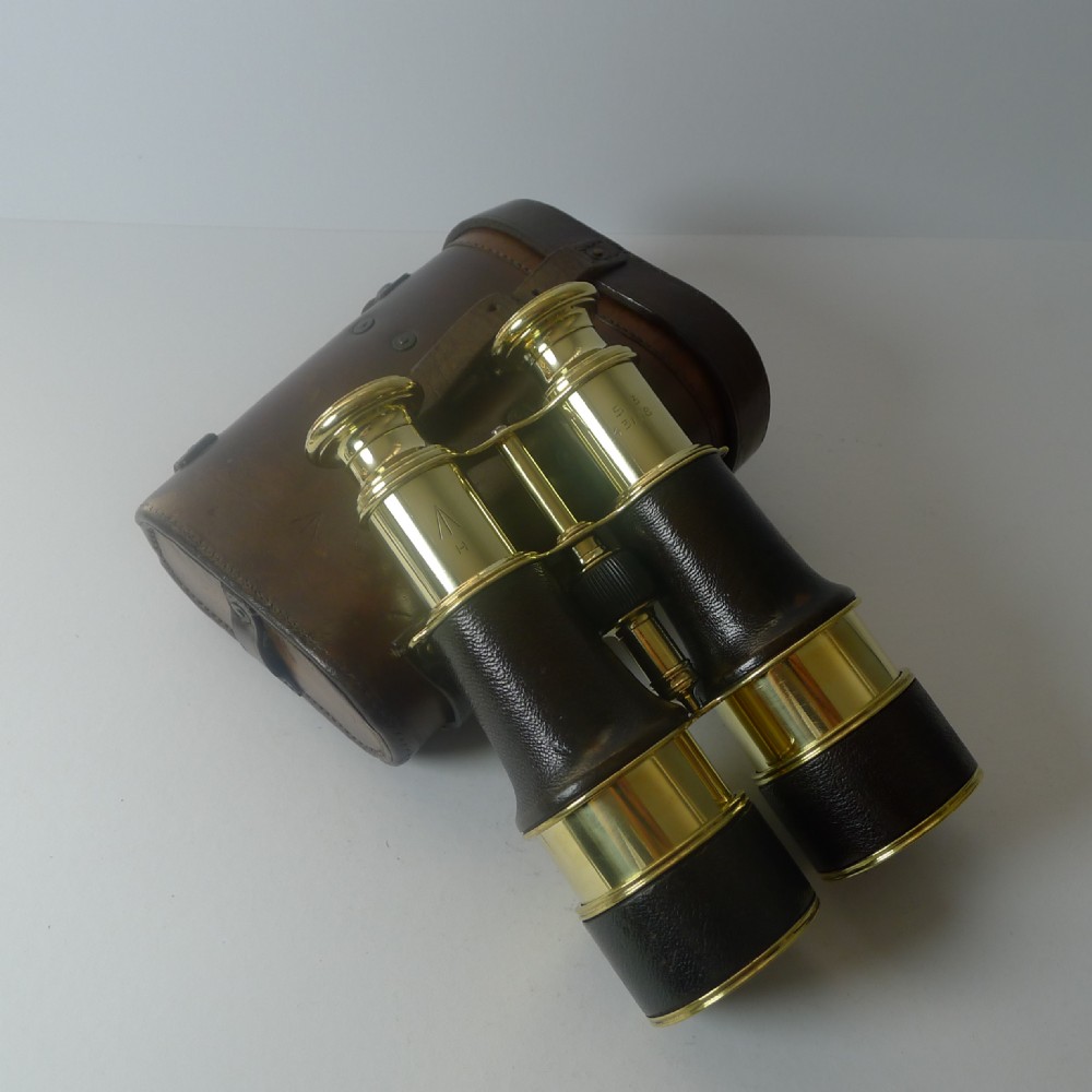 Pair WW1 Binoculars - British Officer's Issue by LeMaire, Paris