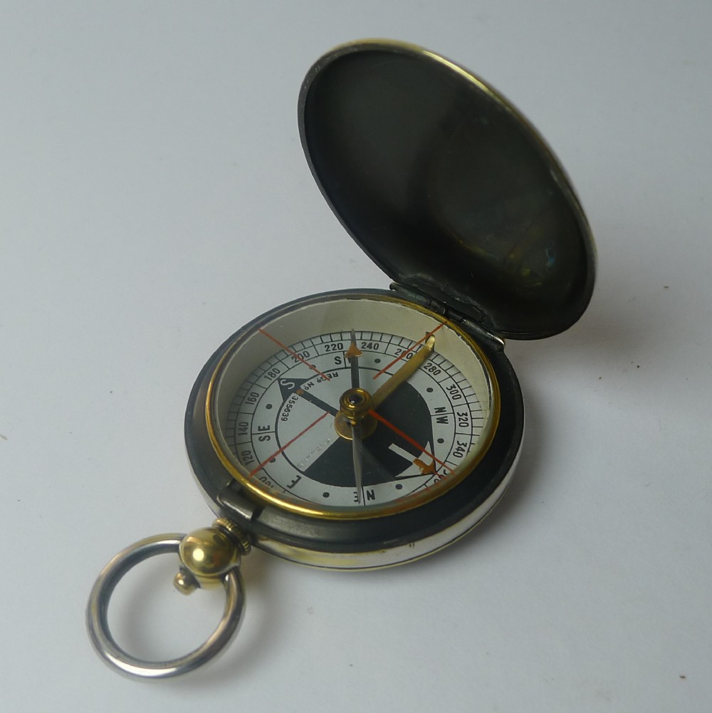 Antique English Cased Compass - Reg. 1900