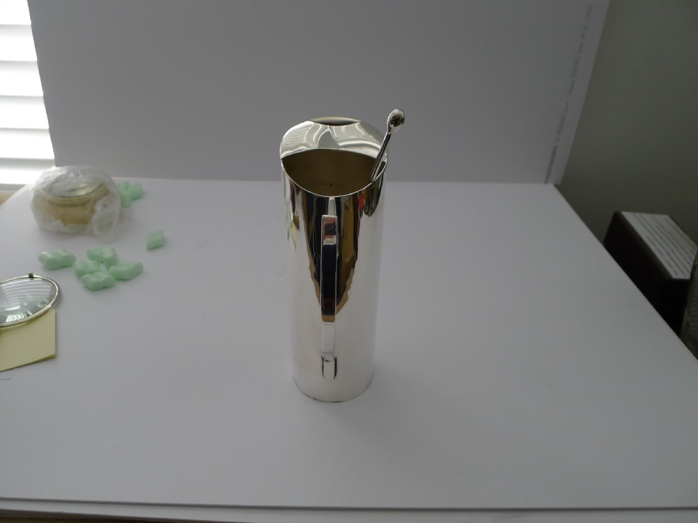 Art Deco Martini / Cocktail Jug and Mixing Spoon c.1940 View III