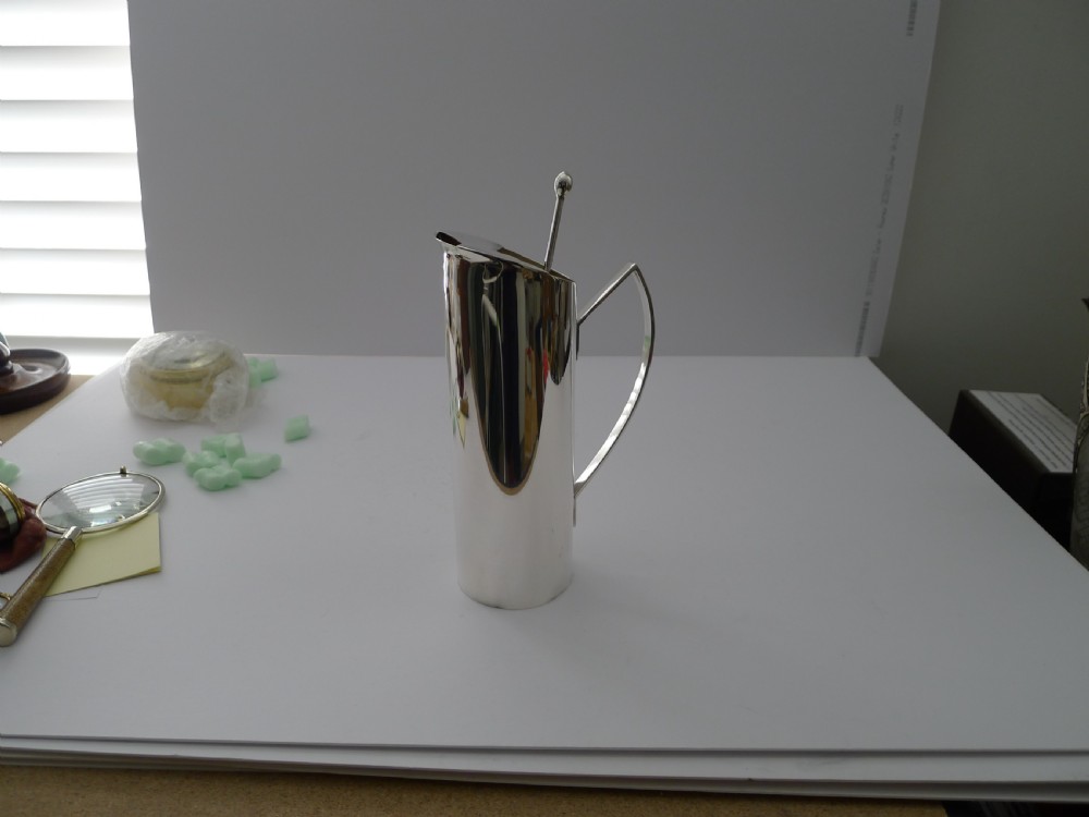 Art Deco Martini / Cocktail Jug and Mixing Spoon c.1940 View XIII