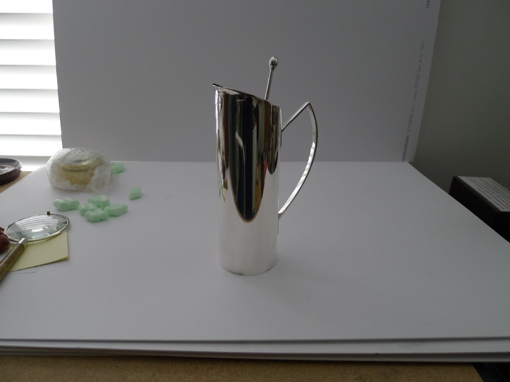 Art Deco Martini / Cocktail Jug and Mixing Spoon c.1940 View XIV