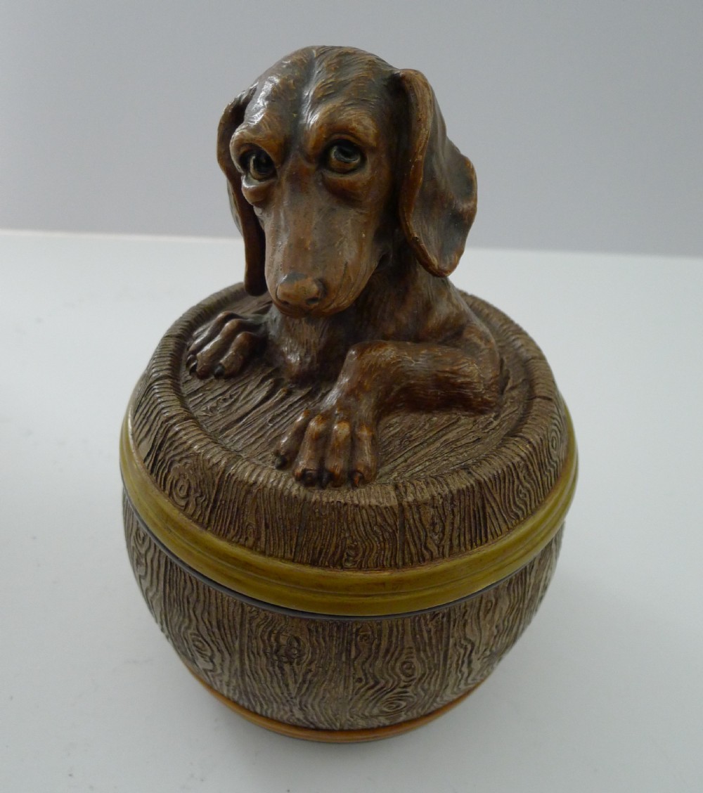 Antique Austrian Figural Tobacco Jar by Johann Maresch View VII