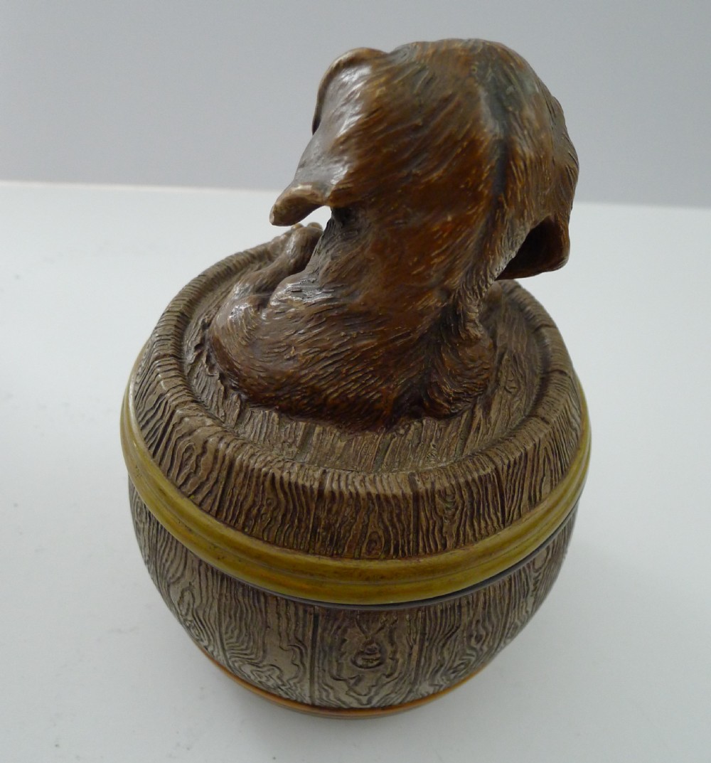 Antique Austrian Figural Tobacco Jar by Johann Maresch View XI