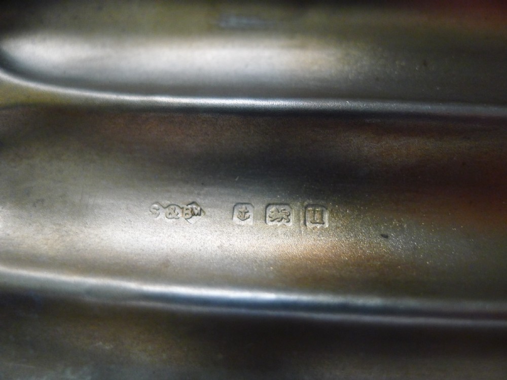 Antique English Three Finger Cigar Case - Birmingham 1919 View VIII