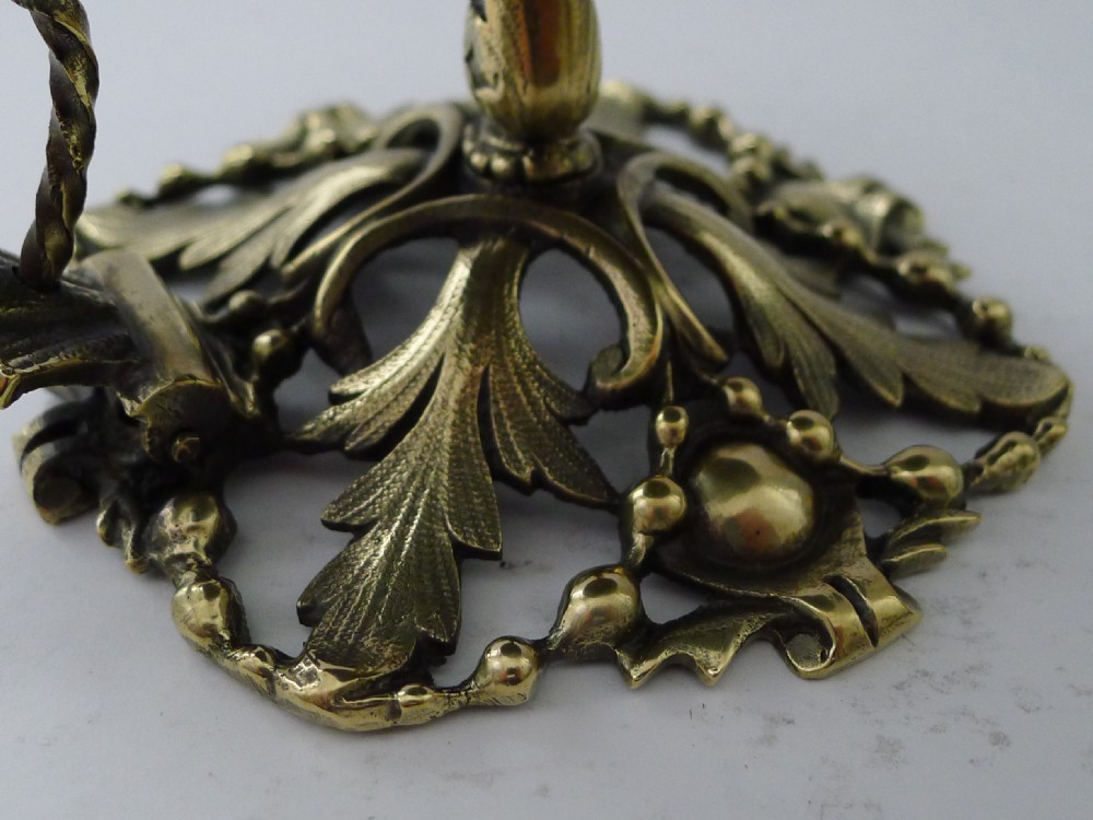 Large Antique English Brass Desk / Counter Bell c.1890 View V
