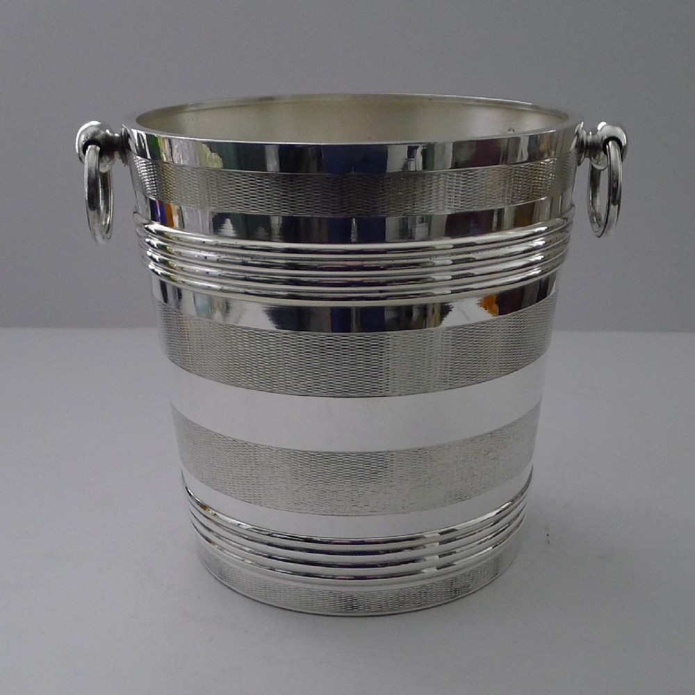 Rare Art Deco Champagne Bucket / Wine Cooler - Christofle, Paris