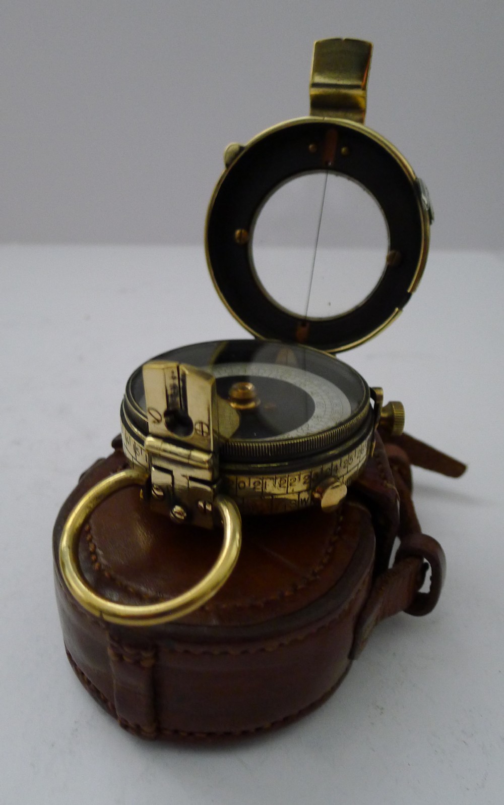 WW1 1918 British Army Officer's Compass - Verner's Patent MK VII by French Ltd.