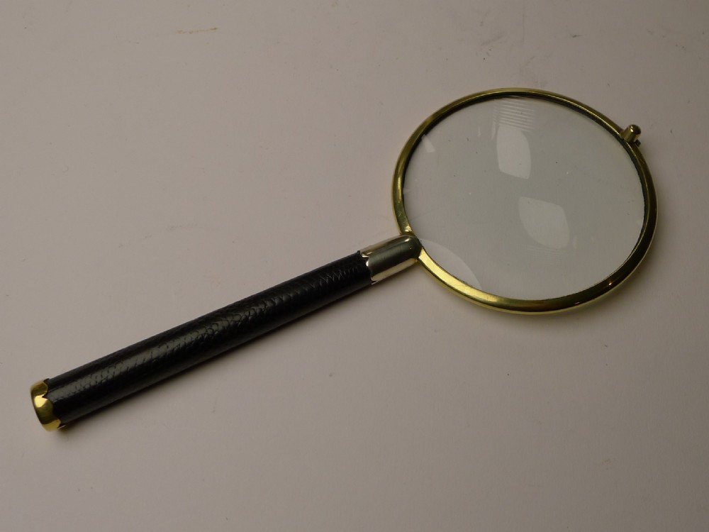 Smart Antique Magnifying Glass by P H Vogel & Co. c.1920 View IV