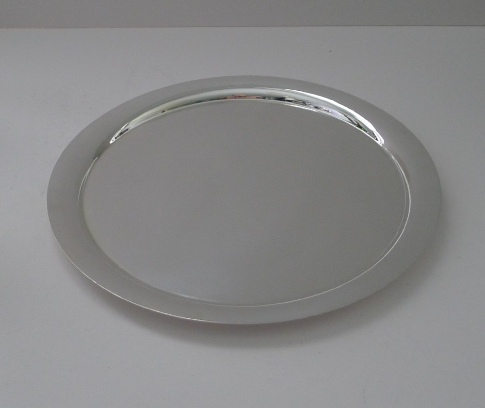 Asprey, London - Silver Plated Cocktail Tray c.1930