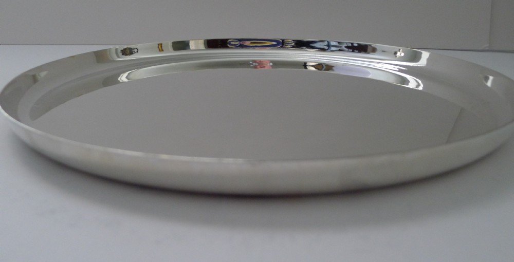 Lino Sabattini For Christofle Circular Cocktail Tray c.1950 View IV