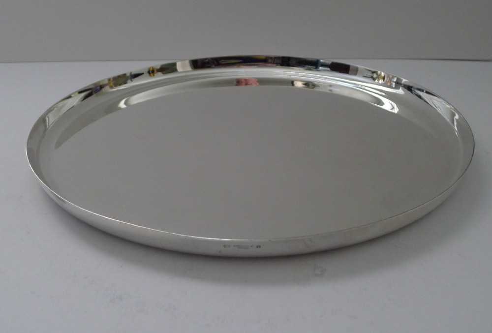 Lino Sabattini For Christofle Circular Cocktail Tray c.1950 View V