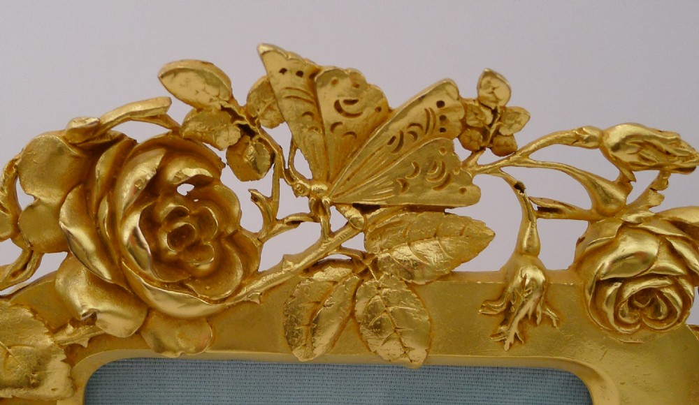 Heirloom Quality French Gilded Bronze Picture Frame c.1900 View II