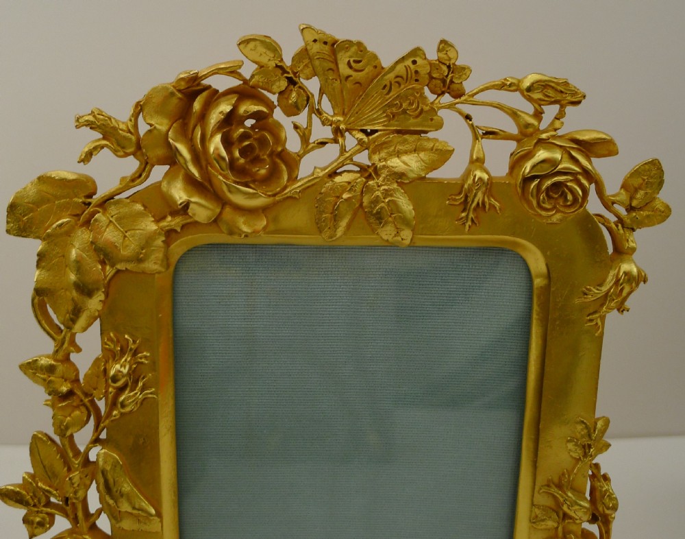 Heirloom Quality French Gilded Bronze Picture Frame c.1900 View VI