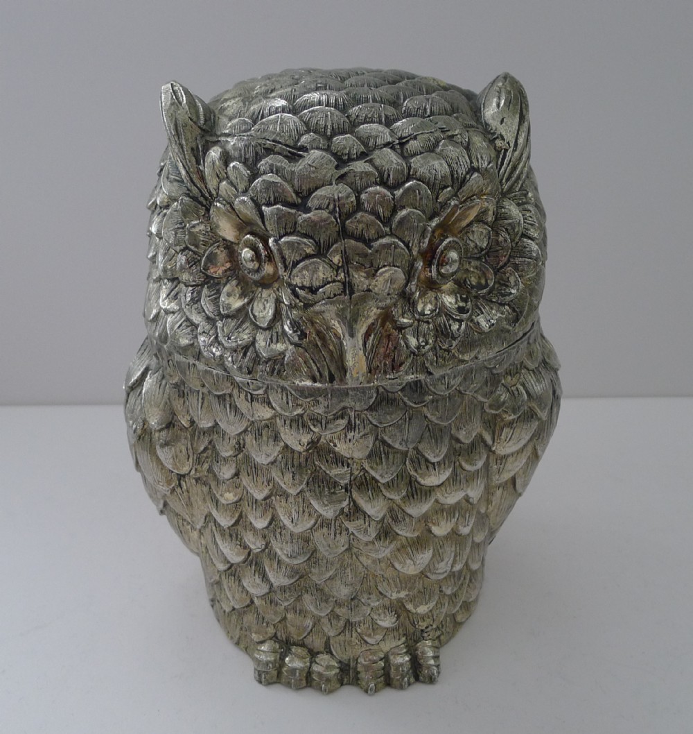 Mauro Manetti, Florence, Italy - Owl Ice Bucket c.1960