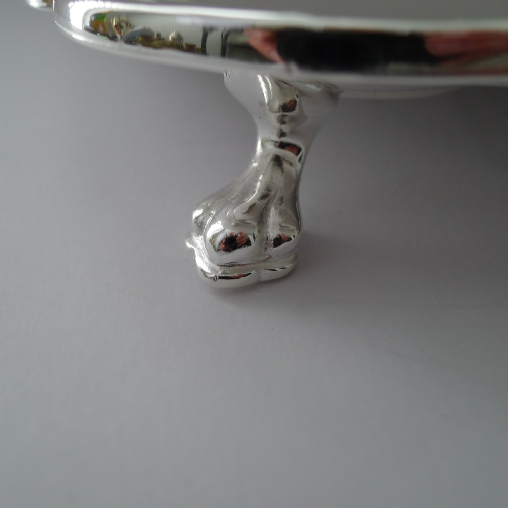 Large Square Silver Plated Cocktail Tray by Cooper Brothers c.1930 View II