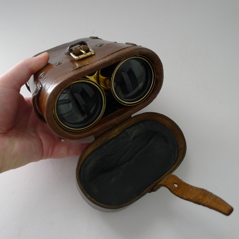 French Made WW1 Binoculars For British Military Issue c.1916 View IV