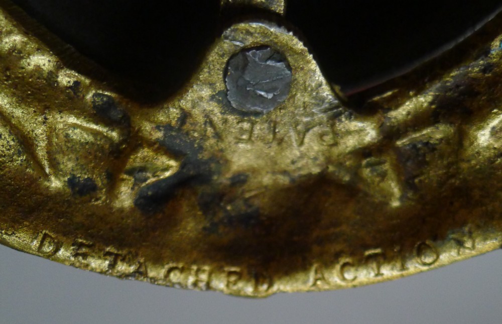 Fine English Desk / Counter Bell Dated 1868 View X