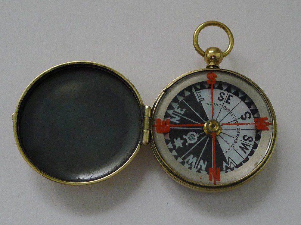 J. H. Steward Pocket Military Compass c.1890