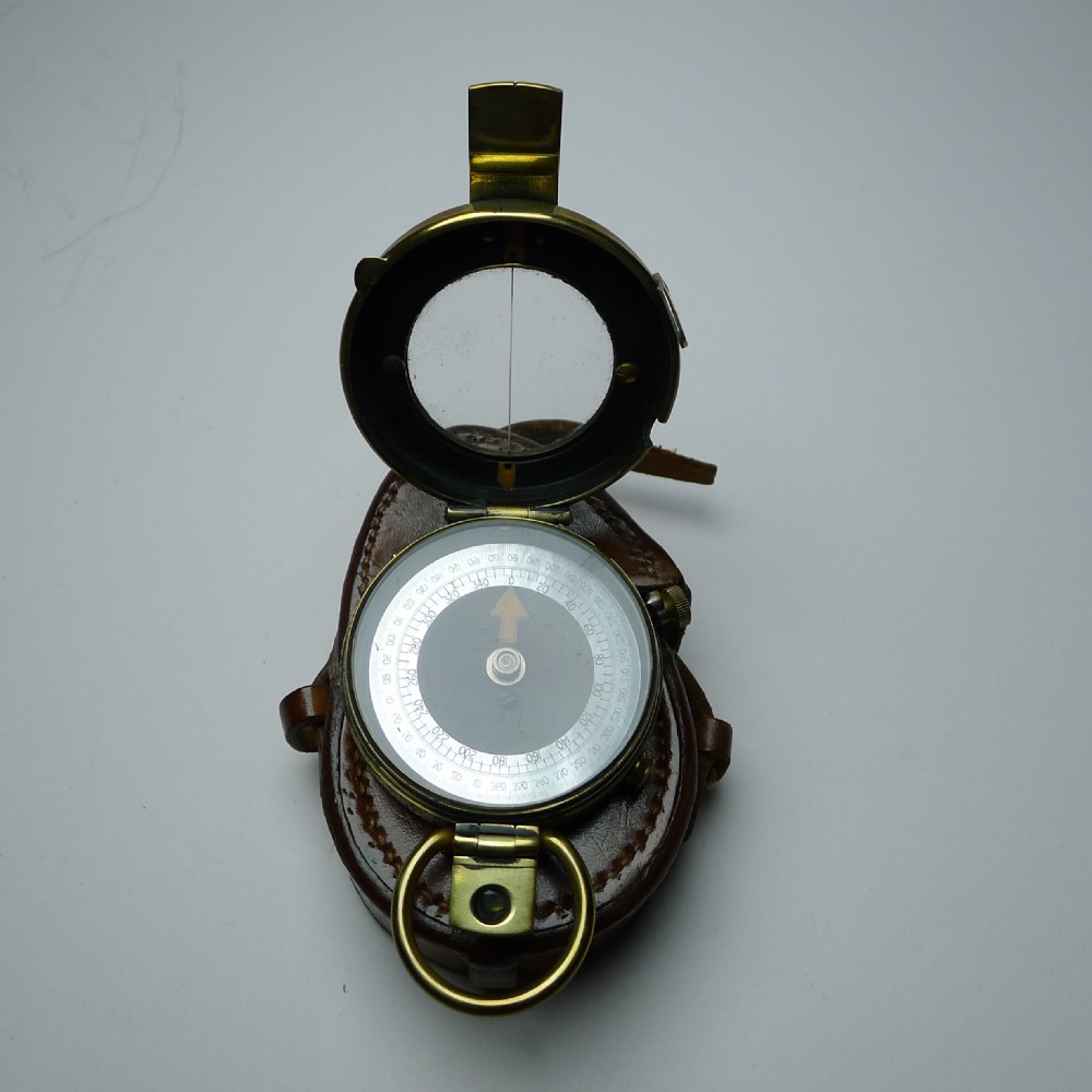 WWI 1917 British Army Officer's Compass, Verner's Patent by French Ltd.
