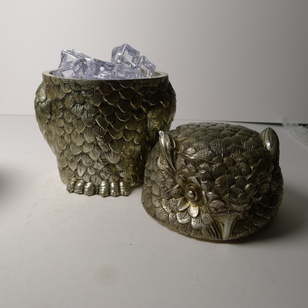 Mauro Manetti, Florence, Italy - Owl Ice Bucket c.1960 View XV