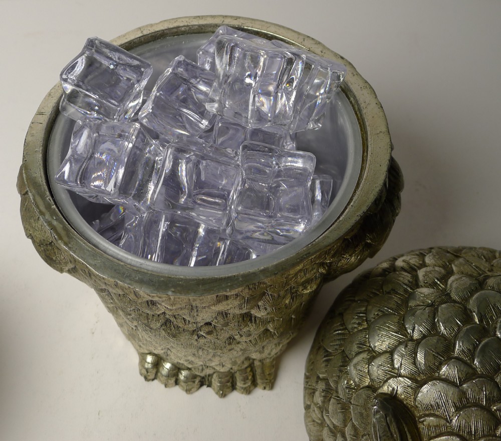 Mauro Manetti, Florence, Italy - Owl Ice Bucket c.1960 View XVI