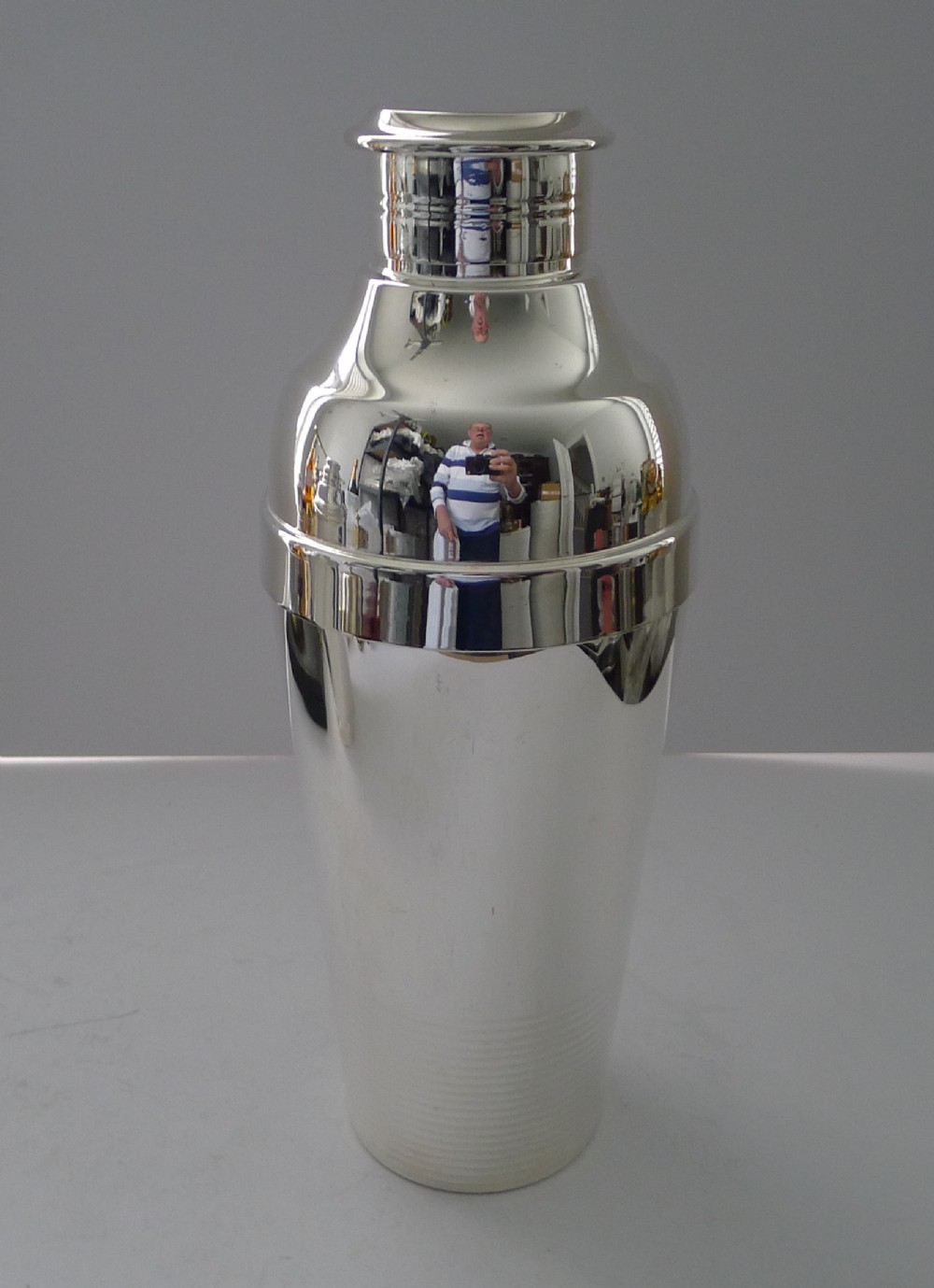 Luc Lanel For Christofle - Ondulations Cocktail Shaker c.1935