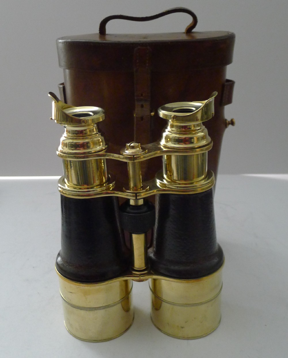 Superb Large Pair Antique English Binoculars by W. Watson & Sons, London