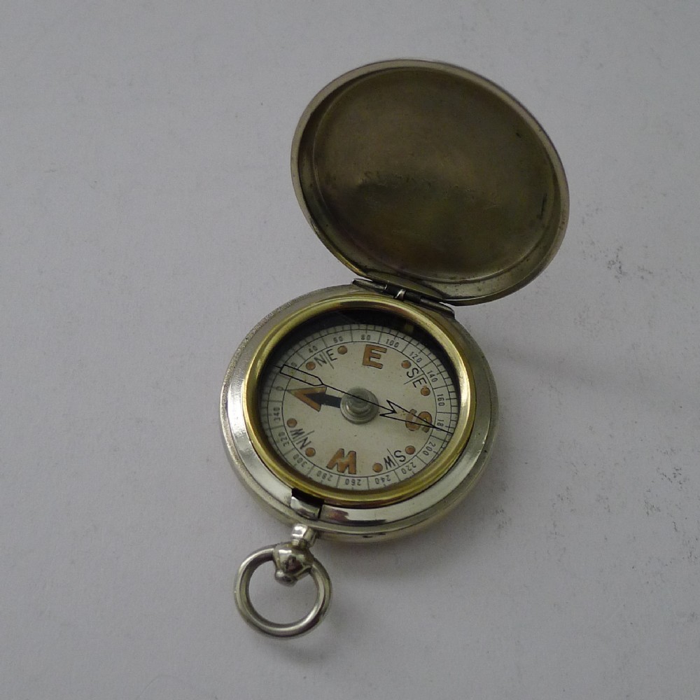 Antique English WW1 Military Issued Compass - 1917