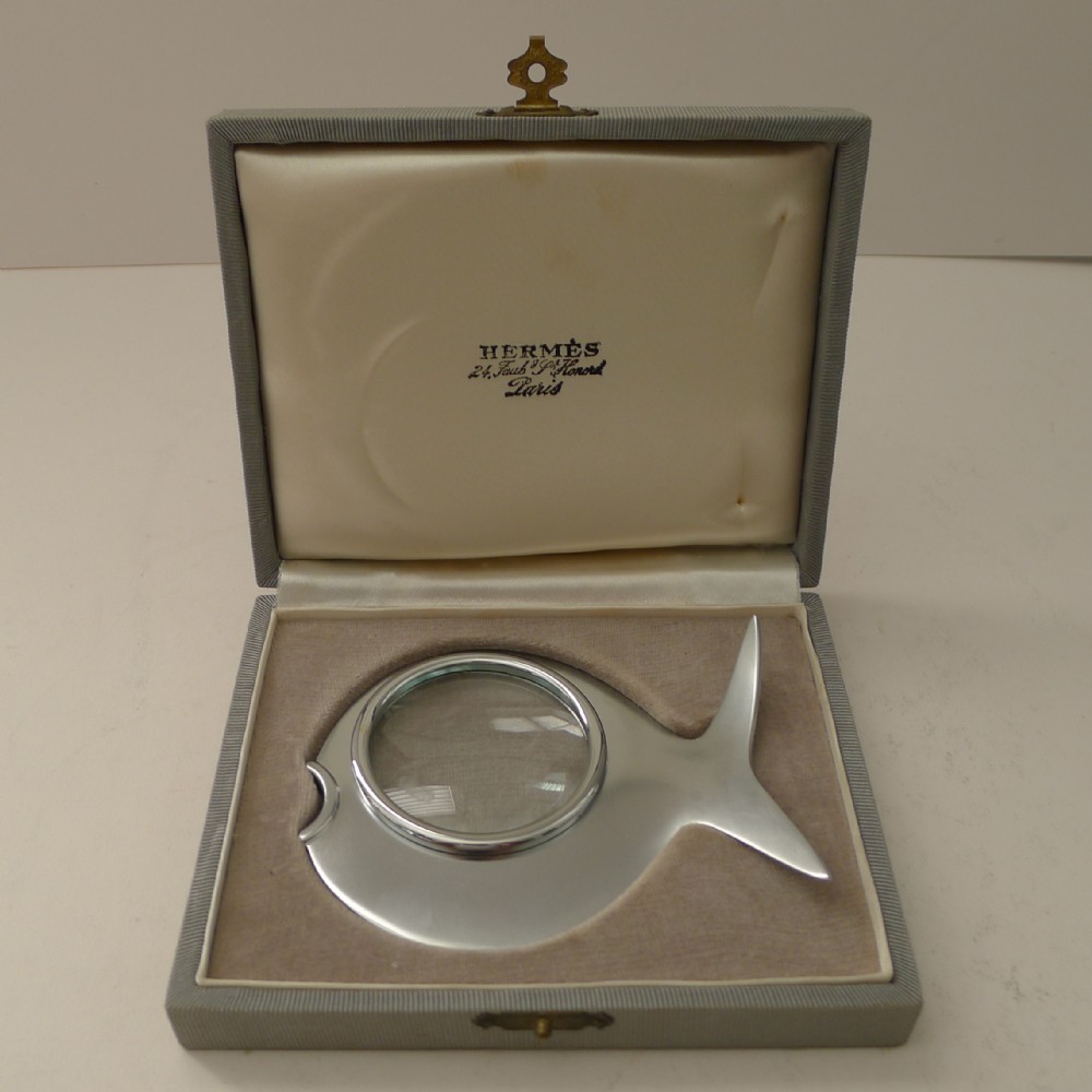 Hermes, Paris - Rare Fish Magnifying Glass c.1960