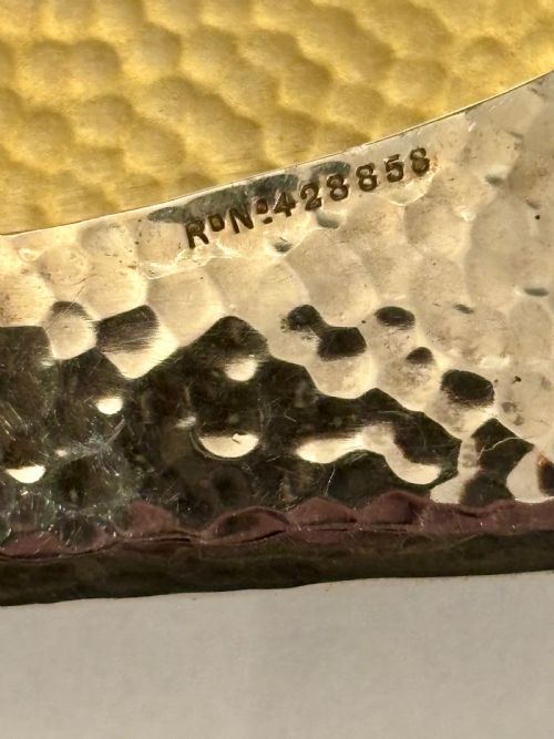 STUNNING SILVER GILT EDWARDIAN CARD CASE SAMPSON MORDAN LONDON 1907 PLANISHED - ADDITIONAL PHOTO 4